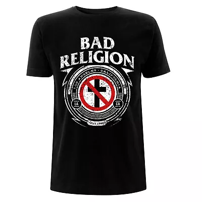 Buy Bad Religion Insignia Punk Rock Licensed Tee T-Shirt Men • 19.27£