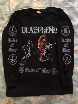 Buy Blasphemy Long Sleeve XL Shirt Venom Archgoat Sabbat Conqueror Beherit Sarcofago • 29.88£