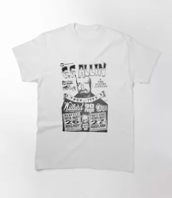 Buy GG Allin Tour Shirt Classic T-Shirt, Gift For Fan TE1233 • 15.86£