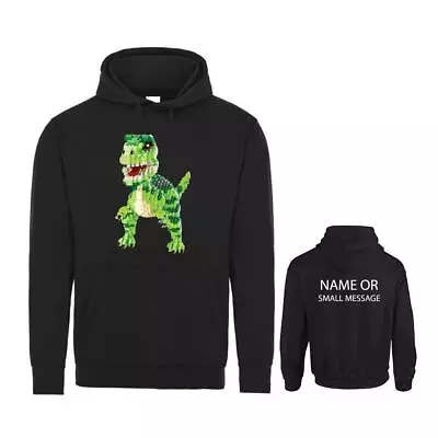 Buy Dinosaur Bricks Blocks Toy Master Builder Hoodie Personalised Gift Customised • 29.95£