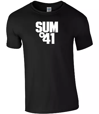 Buy Sum 41 T- Shirt Rock Band Music Tour Deryck Whibley Merch Gift Fan Size 2XL 3XL • 11.99£
