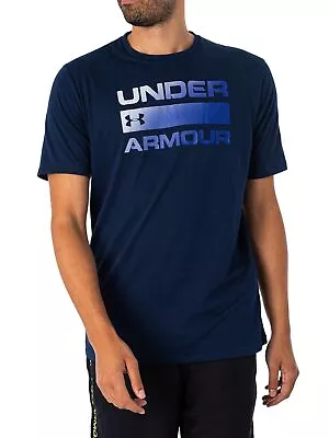 Buy Under Armour Men's Team Issue Wordmark T-Shirt, Blue • 29.95£