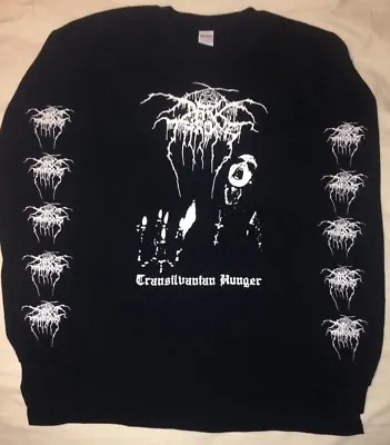 Buy DARKTHRONE Transilvanian Hunger Long Sleeve Shirt Old Funeral Isengard Midnight. • 20.54£