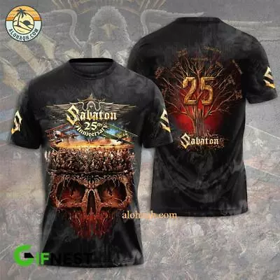 Buy Sabaton 25th Anniversary 3D T-Shirt • 25.15£
