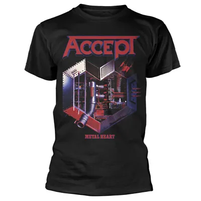 Buy Accept Metal Heart Black Shirt S-3XL Heavy Metal T-shirt Official Band Tshirt • 24.42£
