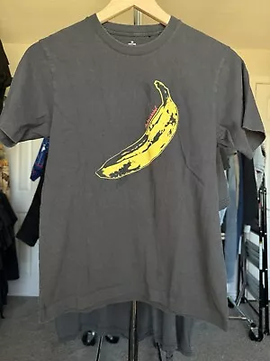 Buy Uniqlo Vintage Style Andy Warhol Banana Art Painting Black XS Shirt • 13.98£