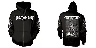 Buy Testament - Pitchfork Horns (NEW MENS ZIP UP HOODIE ) • 47.73£