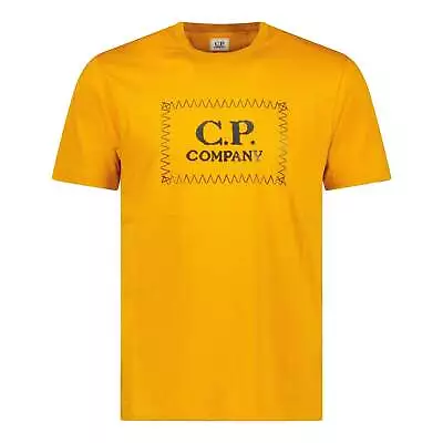 Buy CP Company Logo Print T-Shirt Desert Orange • 55.99£