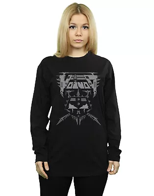 Buy Voivod Women's Korgul Skull Logo Boyfriend Fit Long Sleeved T-Shirt • 24.98£