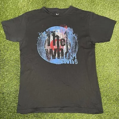 Buy The Who Band Merch T-Shirt Tee Shirt Black Large Chaser Bullseye 100% Cotton • 14.99£