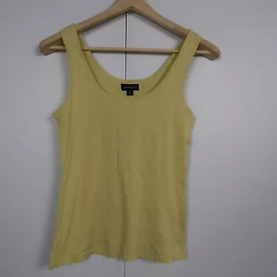 Buy Witchery Womens Tank Top Size S Yellow Sleeveless Knit Shirt • 5.56£