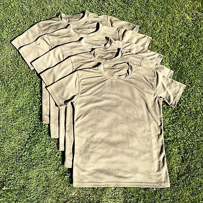 Buy 5x British Army Coolmax T Shirt MTP PCS Olive Green Combat Anti Static Top • 19.95£