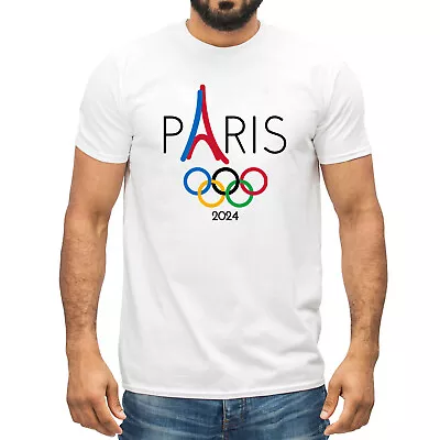 Buy Olympics Mens Tshirt Games Adult Kids Gaming 2024 Boys Girls Unisex Top T Shirt • 8.99£