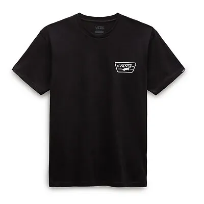 Buy VANS - Full Patch Back T-Shirt - Mens Short Sleeve Tee - Black/White • 23£