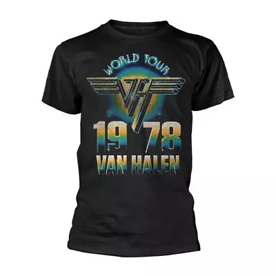 Buy Van Halen Unisex Adult World Tour �'78 T-Shirt PH2403 • 20.59£