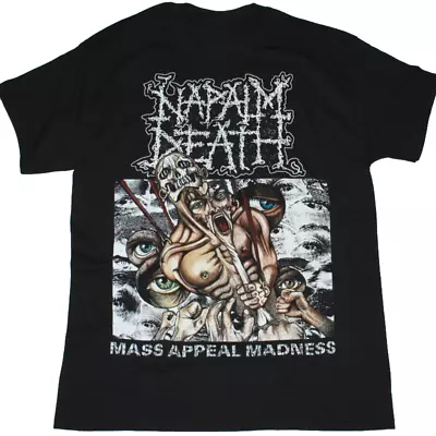 Buy NAPALM DEATH MASS APPEAL MADNESS T- Shirt Short Sleeve Black Men S To 5XL BE2234 • 19.50£