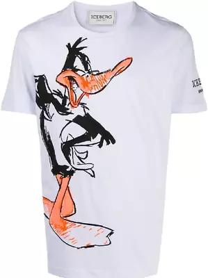 Buy Iceberg Ice Berg Looney Tunes Daffy Duck T Shirt M RRP £179 New Out Of Print • 149.99£