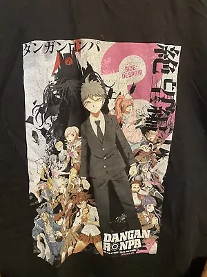 Buy Danganronpa 3 Shirt Adult Large Black Despair Arc Pokemon Tokyo Ghoul Anime Mens • 4.66£