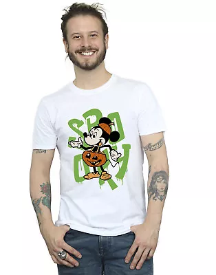 Buy Disney Men's Mickey Mouse Spooky T-Shirt • 13.99£