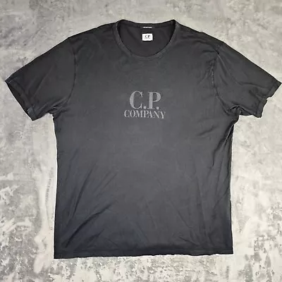 Buy C.P. COMPANY Men's T-Shirt Black 10CMTS125A XXL 2XL Authentic Certilogo • 39.95£