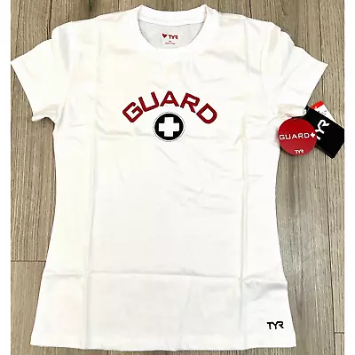 Buy TYR Womens Lifeguard Guard Short Sleeve Tee Tshirt White Size Large - $27 • 16.76£
