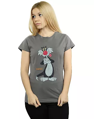 Buy Looney Tunes Women's Sylvester Distressed T-Shirt • 13.99£