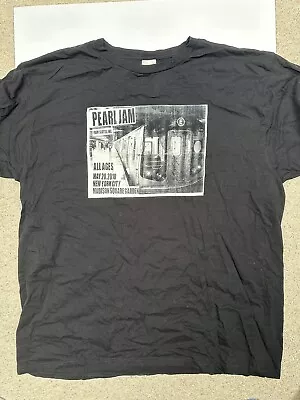 Buy Pearl Jam MSG 2010 T-Shirt 2XL • 40£