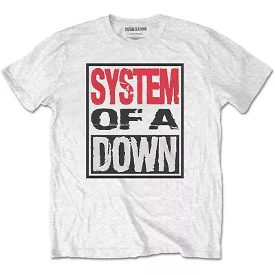 Buy System Of A Down Logo Box Official Tee T-Shirt Mens • 14.99£