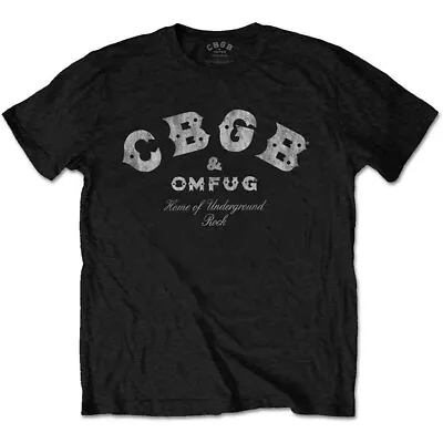 Buy CBGB Official Unisex T-Shirt: Classic Logo -   Black  Cotton • 14.99£