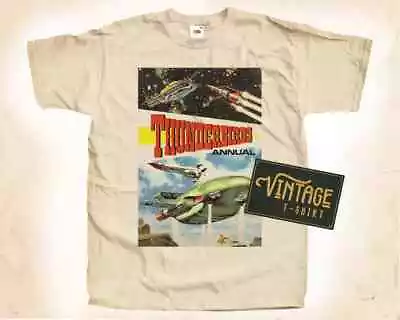 Buy Thunderbirds T Shirt Tee Poster Vintage Natural Shirt Sizes S To 5Xl • 19.60£