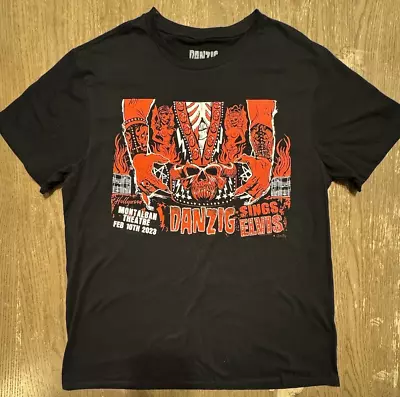 Buy Danzig Shirt Danzig Sings Elvis Las Vegas Misfits Samhain Montalban 2023 Medium • 43.80£