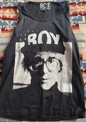 Buy BOY London T Shirt Andy Warhol Pop Art Merch Tee Size Medium Black • 23.95£