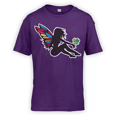 Buy Girl Fairy Kids T-Shirt -x10 Colours- Gift Present Princess Wizard Magic Fun • 15.25£
