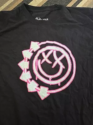 Buy Blink 182 Official T Shirt Size Small Tour Emo Mark Tom Travis Tour Black NWOT • 4.99£