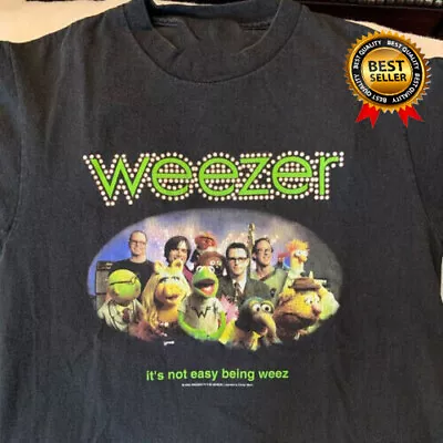 Buy Rare Weezer Muppets Collaboration 2002 Black All Size Unisex T- Shirt DD529 • 16.76£