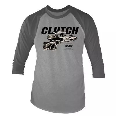 Buy Clutch - Pure Rock Wizards (NEW MENS 3/4 SLEEVED BASEBALL T-SHIRT ) • 11.69£