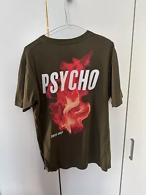 Buy Dave T Shirt Psycho Tour T-shirt Olive Size Large • 19.99£