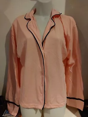 Buy *NEW* Boohoo.  Peach 'Bride Squad' Pyjama Top. Size 14 • 2.70£