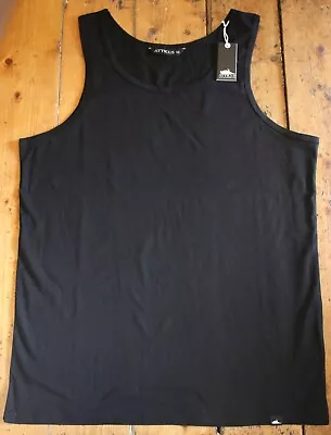 Buy Mens Black Atticus Vest, Size Medium / M, 100% Cotton, Blink 182 • 3.60£