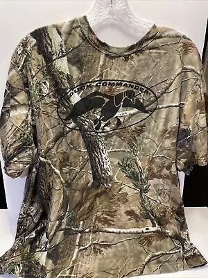 Buy Duck Commander Real Tree Camouflage Camo Short Sleeve T-Shirt Sz Large • 10.91£