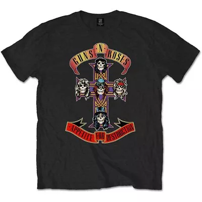 Buy Guns N Roses - Appetite For Destruction Men's T-Shirt Black Medium • 16.42£
