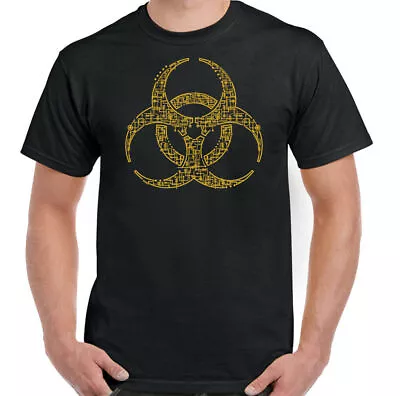 Buy Zombie T-Shirt The Walking Dead Digital Biohazard Chemistry Science Geek Nerd  • 10.94£