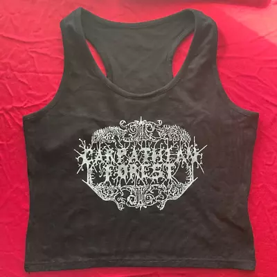 Buy Carpathian Forest Womens Tank Top Crop Shirt T Girls Black Metal Mayhem Emperor • 29.88£