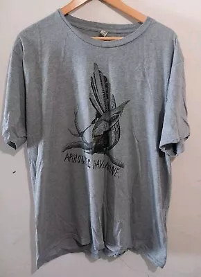 Buy Indie Punk Rock T Shirt - Apologies, I Have  None. Bird Logo, Grey 40/42   Chest • 10£