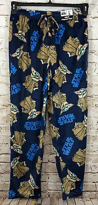 Buy NEW Grogu Yoda Mens Large Pajamas Pants Sleep Star Wars Mandalorian Fleece R8W7 • 10.31£