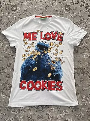 Buy Sesame Street Cookie Monster T-shirt Size Medium NWOT Television Merchandise • 15.31£