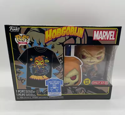 Buy Funko POP! Tees Marvel: Hobgoblin Glows In The Dark With Large T-Shirt L #959 • 9.34£