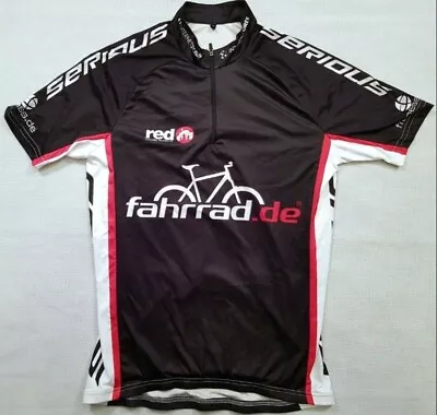 Buy Black Cycling Vest Jersey Size S 38  Racing Shirt Serious Fahrrad • 12.99£