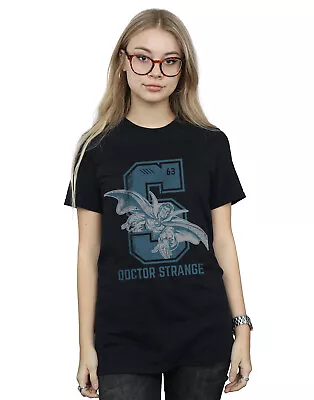 Buy Marvel Women's Doctor Strange Collegiate Boyfriend Fit T-Shirt • 13.99£