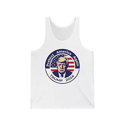 Buy Trump 2024, Jersey Tank, Protect America Again, Donald Trump, Political Shirt • 17.71£